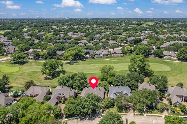 934 Hills Creek Dr, Mckinney, TX 75072 - aerial view of residential area with a local golf course