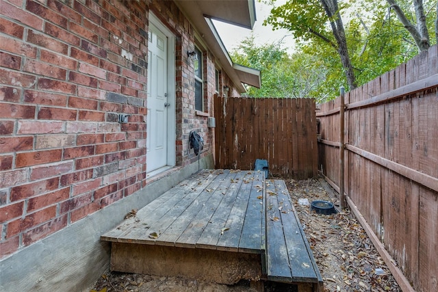 7418 Novella Dr, Fort Worth, TX 76134 - wooden terrace with fence