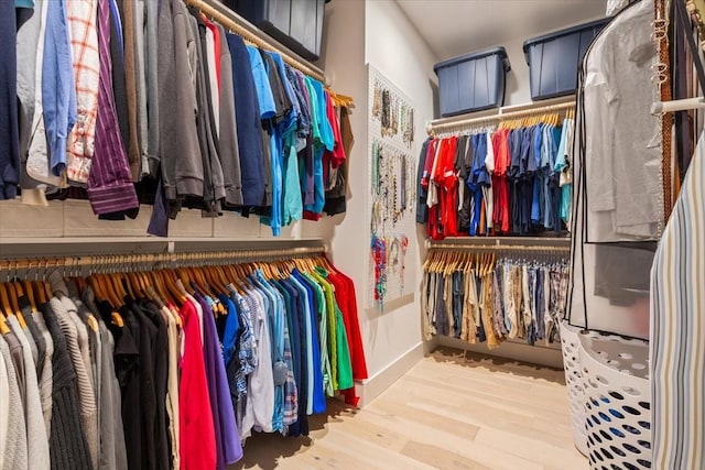 477 Willow Moon Ranch Rd, Crawford, TX 76638 - spacious closet with wood finished floors