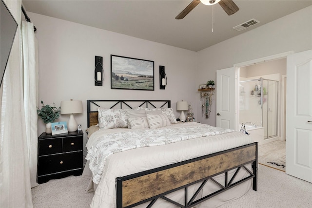 10617 Big Oak Dr, Fort Worth, TX 76131 - bedroom featuring light colored carpet and ceiling fan