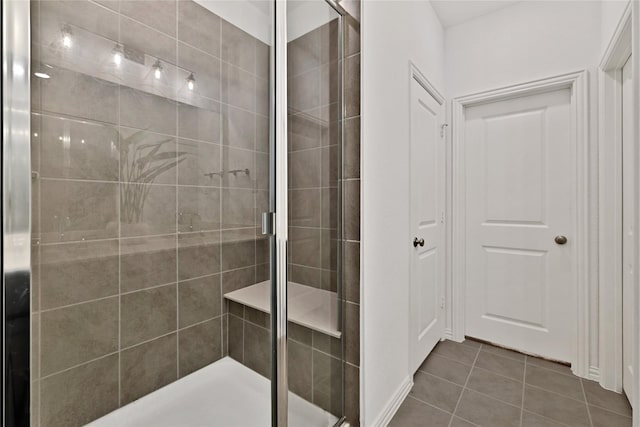 1413 Horizon Way, Northlake, TX 76247 - full bathroom with a stall shower and tile patterned flooring