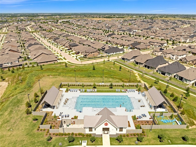 1413 Horizon Way, Northlake, TX 76247 - aerial view of a pool area