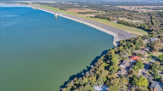 3417 Stewart Cir, Waco, TX 76708 - aerial view of property's location with a nearby body of water