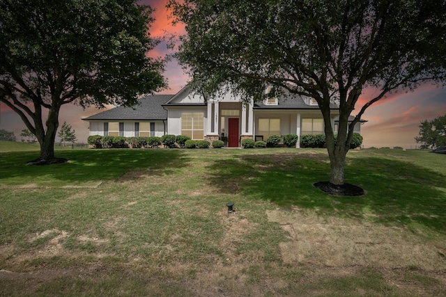 10601 Los Rios Dr, Fort Worth, TX 76179 - view of front of property featuring a front lawn