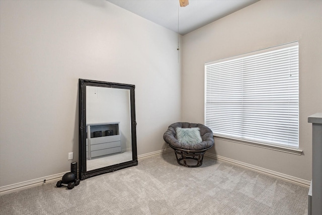 10601 Los Rios Dr, Fort Worth, TX 76179 - living area with carpet floors and baseboards