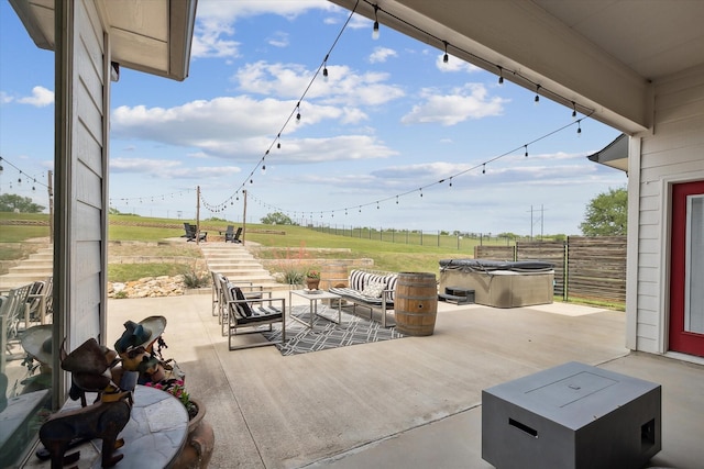 10601 Los Rios Dr, Fort Worth, TX 76179 - view of patio / terrace with fence