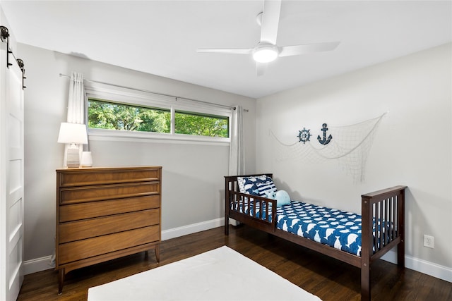 9031 Fringewood Dr, Dallas, TX 75228 - bedroom featuring wood finished floors, baseboards, and ceiling fan