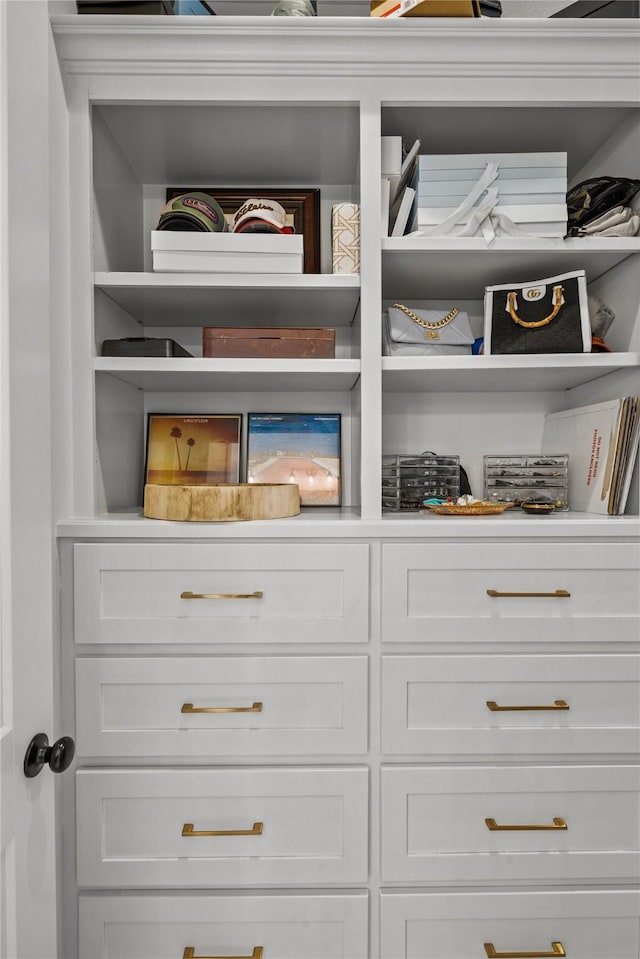 view of closet