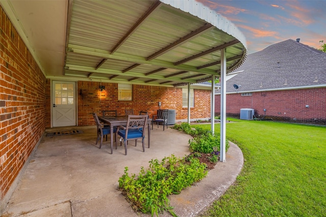 309 Westpark Dr N, Mckinney, TX 75071 - view of patio / terrace featuring central AC