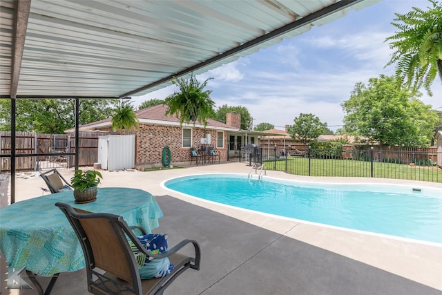1001 Chriswood Dr, Abilene, TX 79601 - view of pool featuring a patio