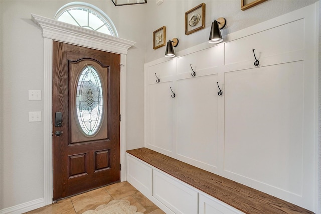 725 Bluebird St, Fort Worth, TX 76140 - mudroom featuring light tile patterned flooring