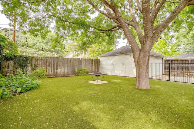 4016 El Campo Ave, Fort Worth, TX 76107 - view of yard