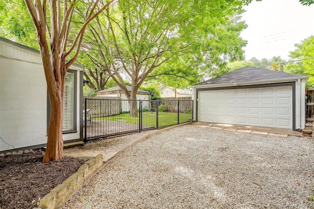 4016 El Campo Ave, Fort Worth, TX 76107 - detached garage featuring fence