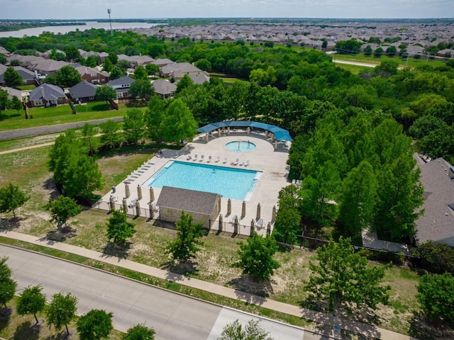 905 Jonius Creek Dr, Little Elm, TX 75068 - drone / aerial view of a pool area
