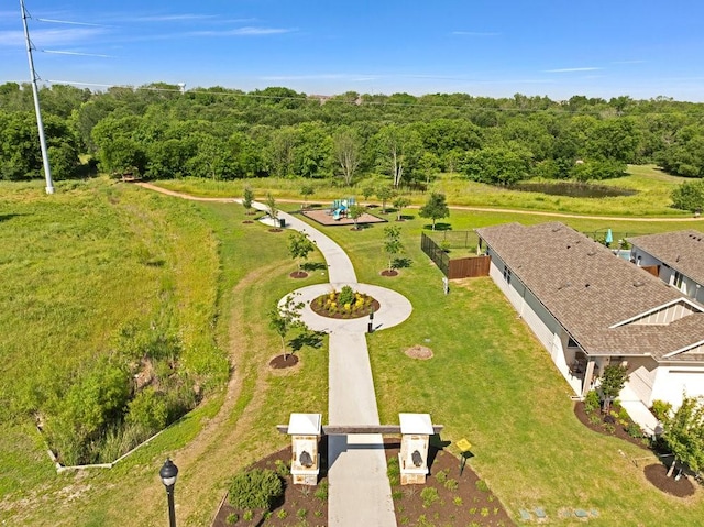 317 Boston Dr, Princeton, TX 74507 - bird's eye view of a heavily wooded area