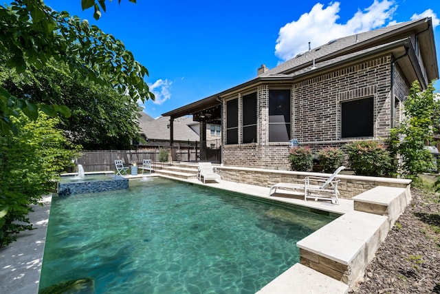 1417 Shenandoah Dr, Mckinney, TX 75071 - view of swimming pool featuring a patio