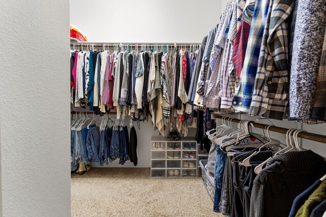 1417 Shenandoah Dr, Mckinney, TX 75071 - spacious closet featuring carpet flooring