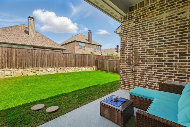 view of patio / terrace with outdoor lounge area