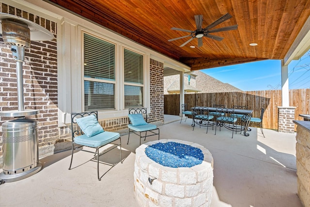 14320 Padden Park Ln, Fort Worth, TX 76262 - full bath with double vanity, shower / tub combo, and tile patterned floors