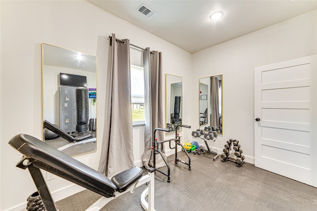 1841 Rs County Road 1402, Point, TX 75472 - exercise room featuring baseboards and recessed lighting
