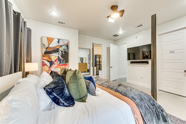 1841 Rs County Road 1402, Point, TX 75472 - bedroom with baseboards and ceiling fan