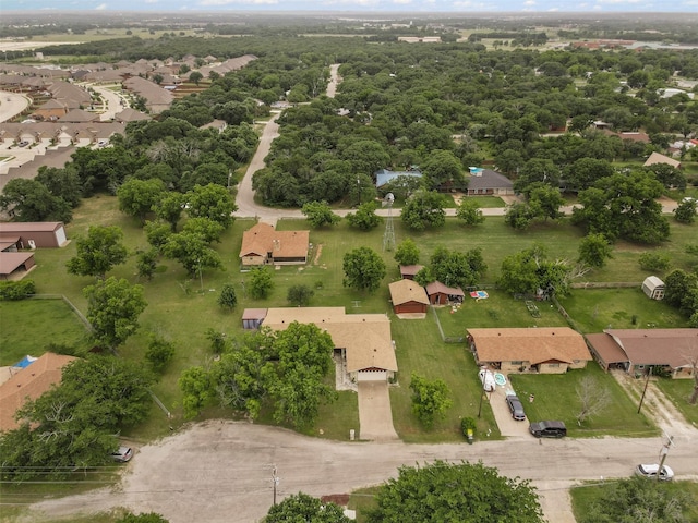 4611 Francis Ct, Granbury, TX 76049 - aerial view of property and surrounding area with nearby suburban area