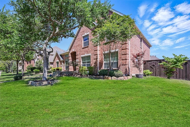 14766 Daneway Dr, Frisco, TX 75035 - back of house with brick siding