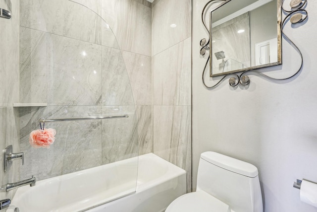 7012 Mills Branch Cir, Plano, TX 75024 - bathroom with toilet and tub / shower combination