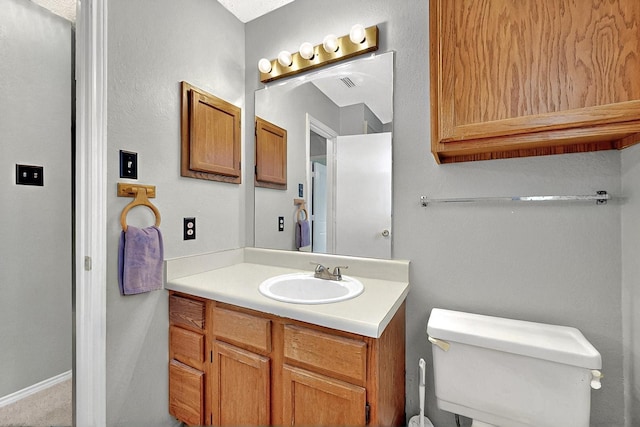 4821 Abbott Ave, Arlington, TX 76018 - bathroom featuring vanity and toilet