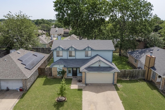 4821 Abbott Ave, Arlington, TX 76018 - tudor house featuring driveway, brick siding, a shingled roof, and an attached garage