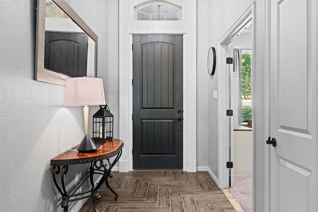 726 County Road 3355, Paradise, TX 76073 - entryway with baseboards and a textured wall
