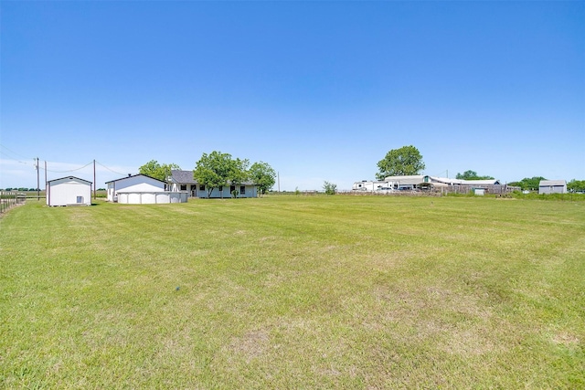5101 County Road 1205, Cleburne, TX 76031 - view of grassy yard featuring an outbuilding