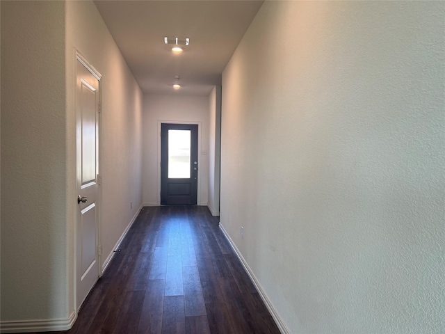 409 Petty Way, Fate, TX 75189 - entryway featuring dark wood finished floors and baseboards
