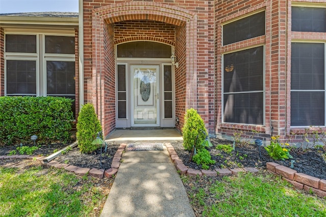 1729 Sheffield Dr, Garland, TX 75040 - view of exterior entry with brick siding