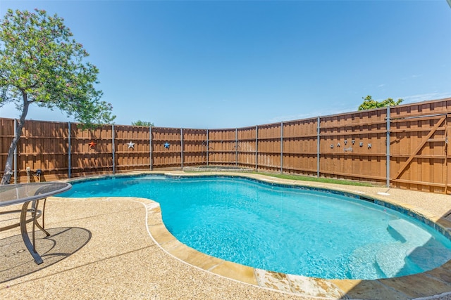 1729 Sheffield Dr, Garland, TX 75040 - view of swimming pool featuring a fenced backyard