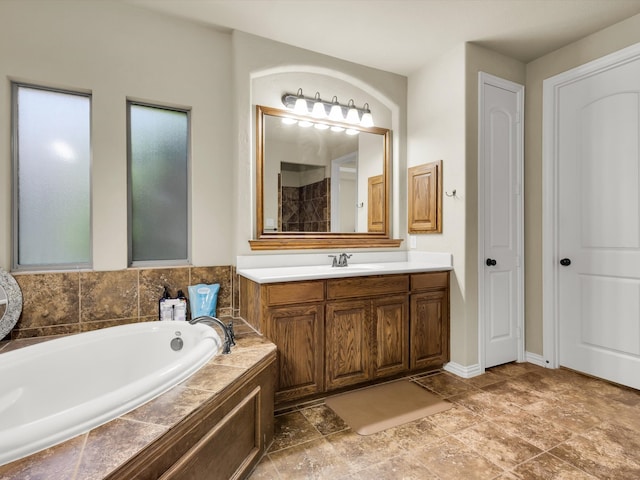 214 Crestbrook Dr, Rockwall, TX 75087 - full bathroom featuring a bath and vanity