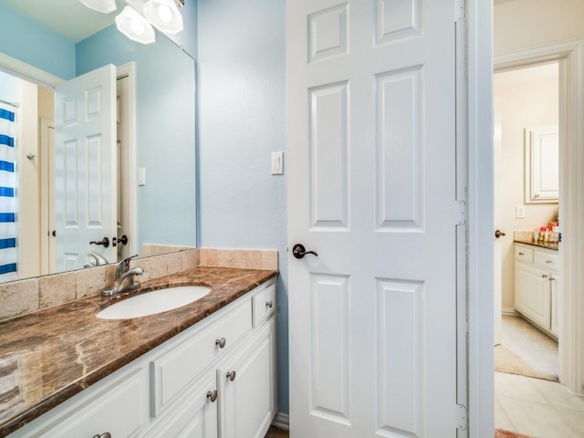 5040 Loma Alta Dr, Frisco, TX 75034 - full bath with vanity and tile patterned floors
