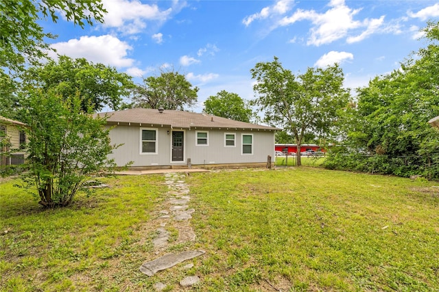 rear view of house featuring a patio area