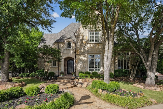 6005 Arboretum Dr, Frisco, TX 75034 - view of front facade with stone siding