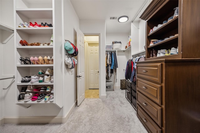6005 Arboretum Dr, Frisco, TX 75034 - spacious closet featuring light colored carpet