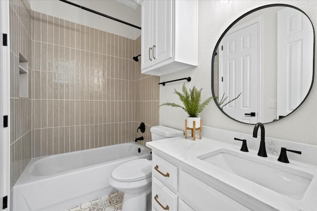 1740 Highland Meadows Dr, Prosper, TX 75078 - full bathroom with vanity and shower / bathtub combination