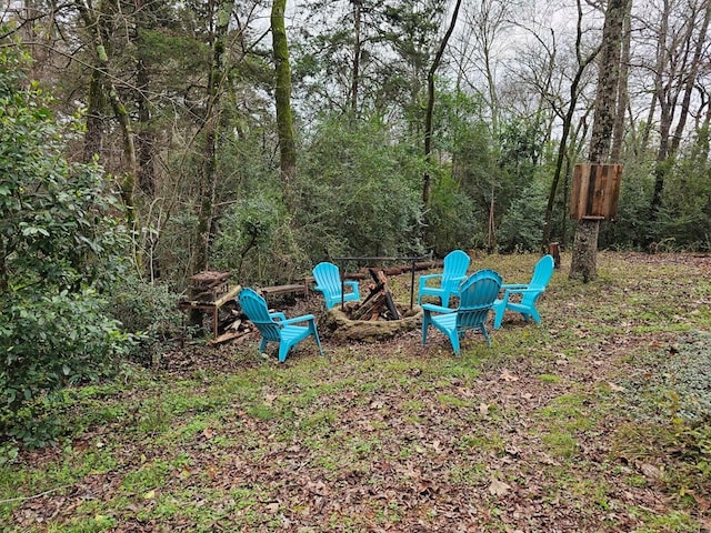 2488 Fm 2138 N, Jacksonville, TX 75766 - view of yard featuring a fire pit