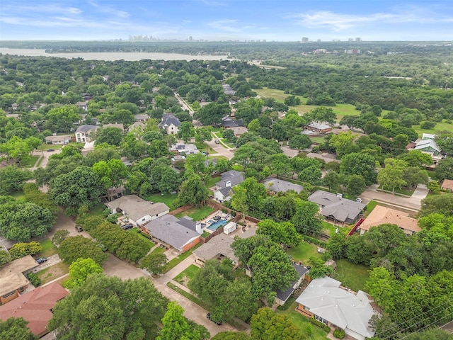 10209 Solta Dr, Dallas, TX 75218 - aerial view of residential area featuring a large body of water