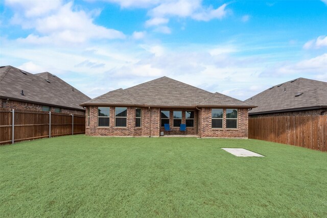 4505 Ridgehurst Ln, Fort Worth, TX 76036 - rear view of property with brick siding and a shingled roof