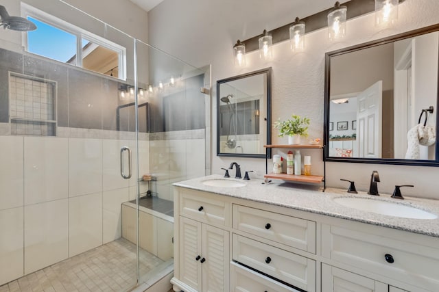 110 Redwood, Terrell, TX 75160 - full bath with a shower stall and double vanity