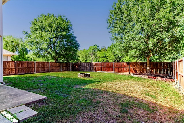9908 Summer Sweet Dr, Mckinney, TX 75072 - view of yard with an outdoor fire pit