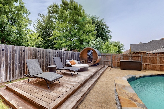 2202 Hodges Pl, Mansfield, TX 76063 - wooden terrace with a fenced backyard