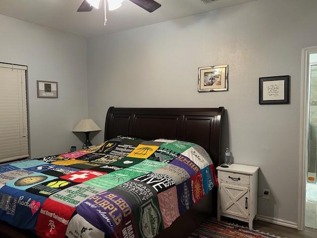 415 Magnolia, Hico, TX 76457 - bedroom with a ceiling fan