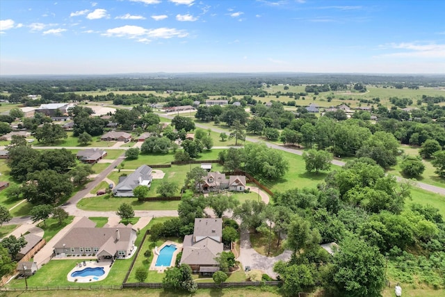 301 Peachtree St, Fairfield, TX 75840 - aerial perspective of suburban area featuring a pool area