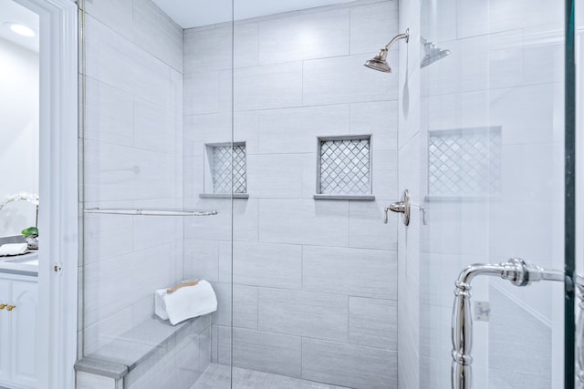 3441 Mount Vernon Way, Plano, TX 75025 - bathroom featuring a stall shower